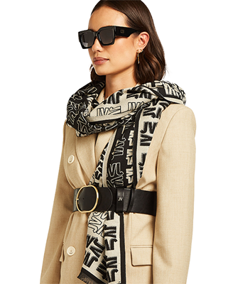 JOSH V Sjaal Ayla JV-2408-1807 Powder Black