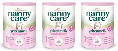 Nannycare 1 Zuigenlingenmelk 3 X 800 Gram