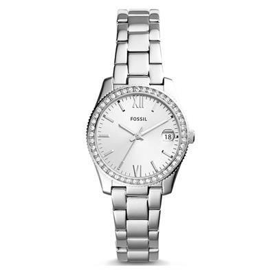 Fossil dameshorloge ES4317 - Scarlette zilver