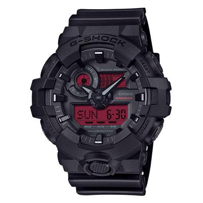 G-Shock GA-700BBR-1AER - Bold black red horloge