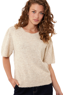 G-maxx Octavia knit top 25NVG04 Ecru