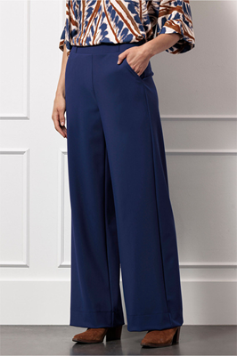 Studio Anneloes Lexie bonded trousers 13082 6502 Ink Blue