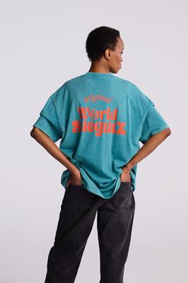 Stieglitz World of Stieg Oversized T-shirt | Blue