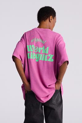 Stieglitz World of Stieg Oversized T-shirt | Pink