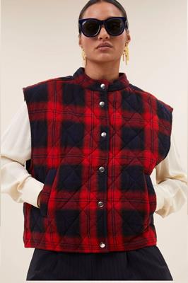 By Bar Mave Red Check Jack | Poppy Check