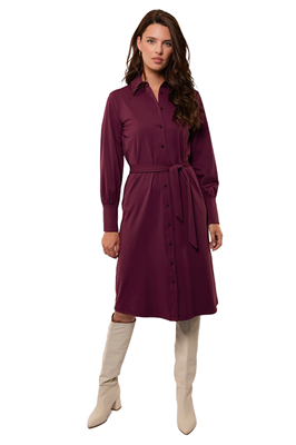 G-maxx Bibian Jurk 25NZG18 Mauve Wine