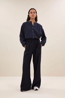 By-Bar benji kingsblue stripe pants | dark navy