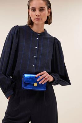 By-Bar rikki check blouse | blue checks