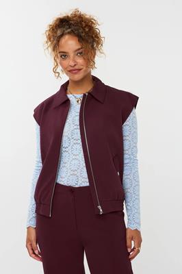 Ydence Gilet Danielle | Burgundy