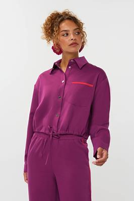 Ydence Blouse Kess | Fuchsia purple/red