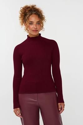 Ydence Knitted Top Kit | Burgundy