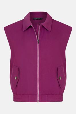 Ydence Gilet Danielle | Fuchsia purple