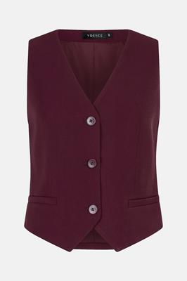 Ydence Gilet Kaia | Burgundy