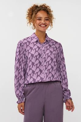 Ydence Blouse Alyssa | Purple flower