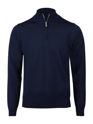 Stenströms Sweater Half Zip Blauw 4222961355
