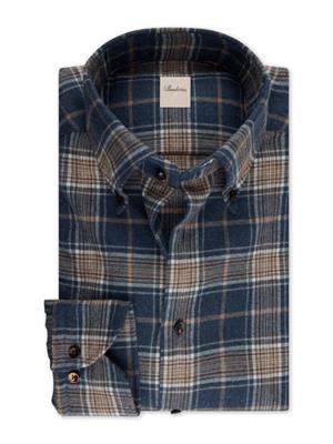 Stenströms Overhemd Geruit Blauw 6122619041