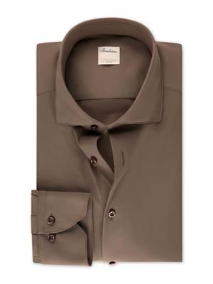 Stenströms stretch Overhemd Bruin 8407118269