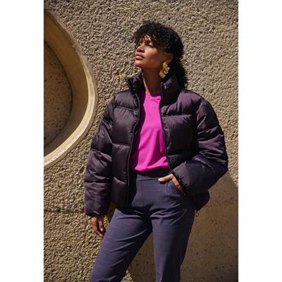 Studio Anneloes Tess short puffer 12836 3800 Blackberry