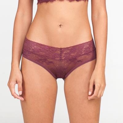 Daisy Cheeky Lace Burgundy