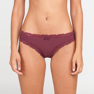Chloe Thong Burgundy 2