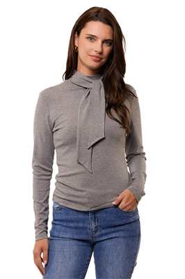 G-maxx Charlot Top 25WQG20 Grijs Melange