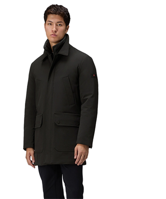 Peuterey Jas met dubbele kraag Loch.ner Zwart