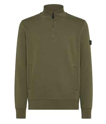 Peuterey Half Zip Sweater Dory Ivy Green