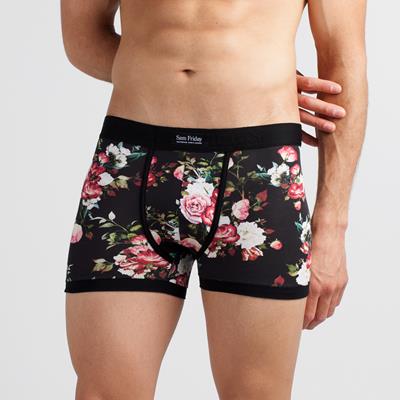 Boxer Black Roses