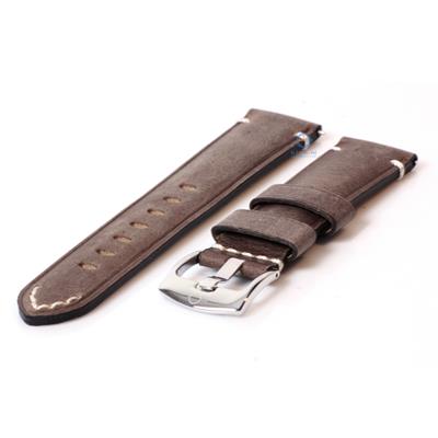 Vintage horlogeband 20mm grijs