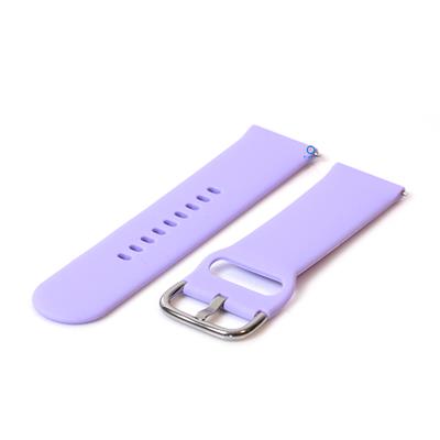Horlogeband 22mm siliconen lila
