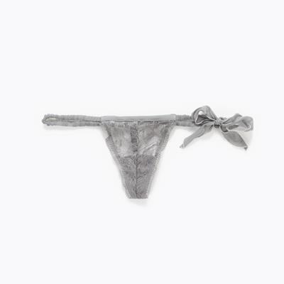 Lacey Thong Grey