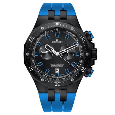 Edox Delfin Chronograph 10109 37NBUCA NIBU - Swiss made