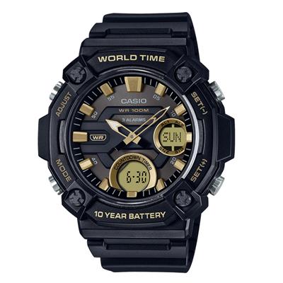 Casio AEQ-120W-9AVEF - horloge met 3 alarmen