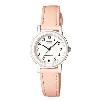 Casio LQ-139L-4B2EF - pasteloranje horloge dames