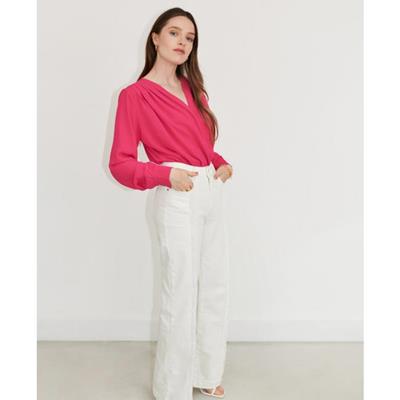 Freebird Latto Body LS v-Hals Body Pink