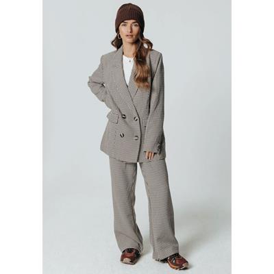 Colourful Rebel Rus Jacquard Pants WP113125 Dark brown