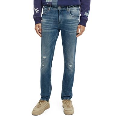 Scotch Heren Skim Skinny Jeans 169980 Blauw