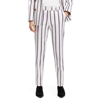 Scotch Dames Lowry Zomer Broek Gestreept 170933.5512 Wit