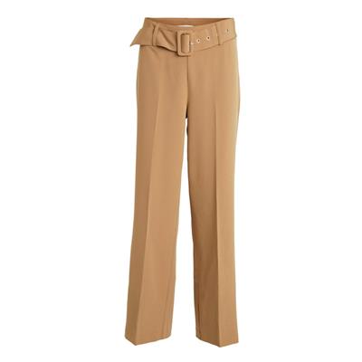 Vila Wijdvallende Vibloa Broek 14069115 Goudbruin