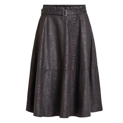 Vila Vipines Snake Print Rok 14054692 Zwart