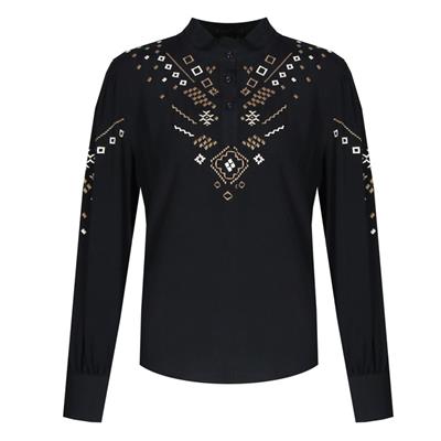 G-Maxx Manisha Blouse 22wfg14.01 zwart