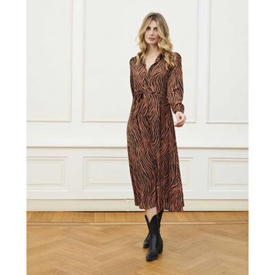 Lofty Manner Dress Kimo mw25 Brown Zebra
