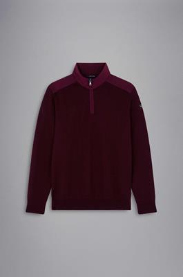 Paul & Shark Zipped Pullover Rood 12311135