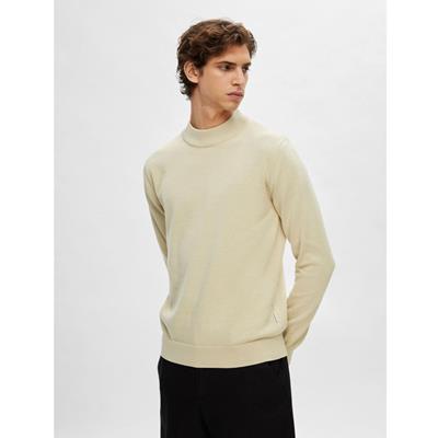 Selected Gebreide Turtle Trui 16086643 Oatmeal