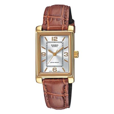 Casio LTP-1234PGL-7AEG - Rechthoekig dameshorloge