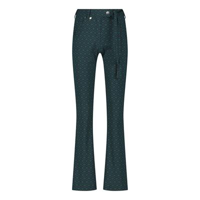 Zip73 Broek 20001/300 vintage print Groen