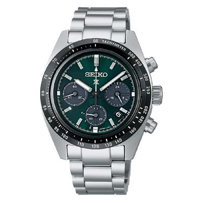Seiko Prospex Speedtimer - SSC933P1 - curved saffier