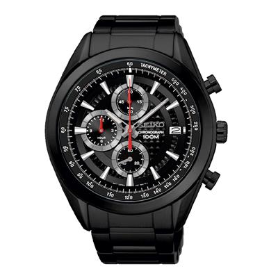 Seiko Chronograaf SSB179P1 - Mannenhorloge Carbonlook
