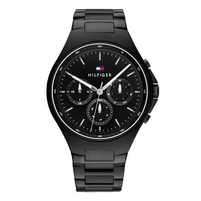 Tommy Hilfiger TH1792055 - stalen heren horloge zwart