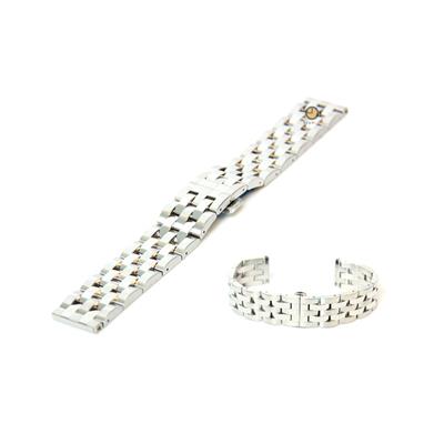 Horlogeband 18mm staal zilver BRT